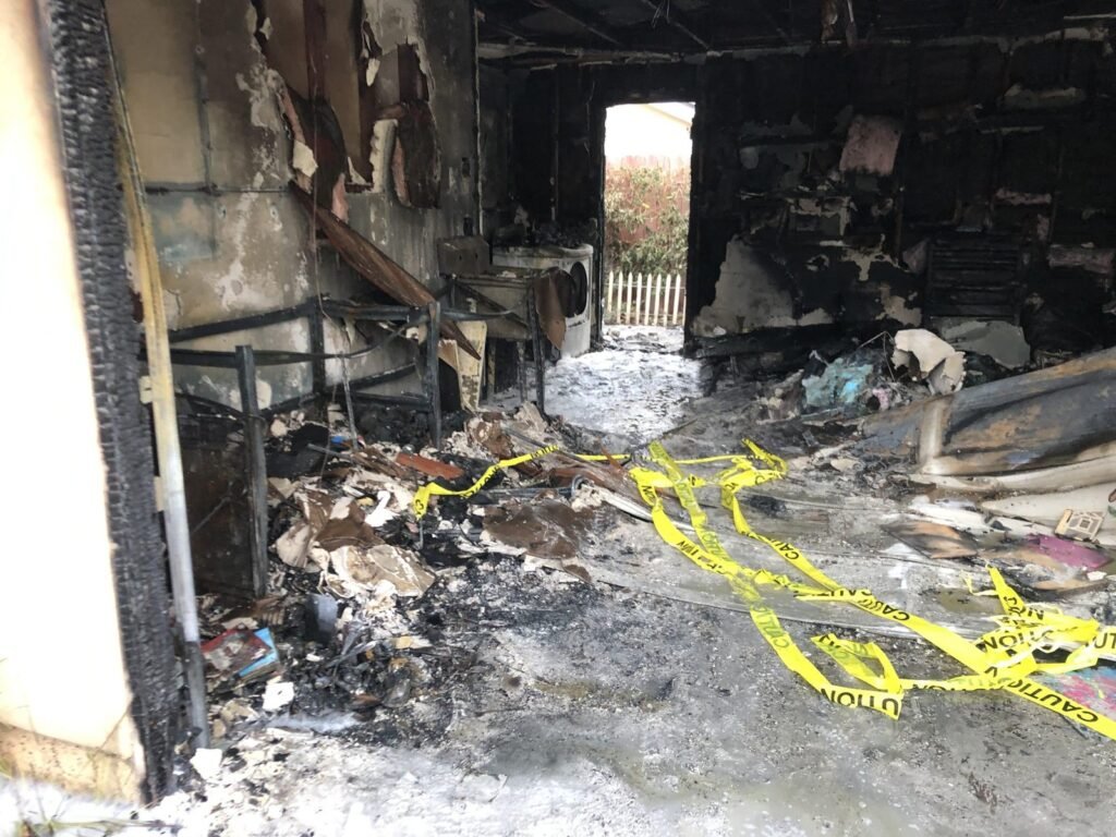 steam pro fire damage restoration project