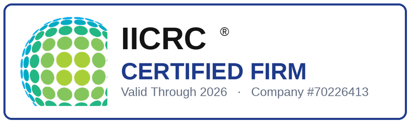 IICRC Certified Firm — Steam-Pro Restoration, Company #70226413